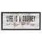 Stupell Industries Life Is a Journey Rustic World Map Framed Floater Canvas Wall Art